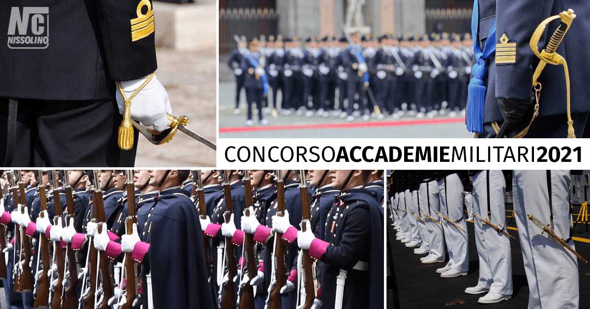 Concorso Allievi Ufficiali Accademie 2021 - Modifica Appendici Marina e Aeronautica