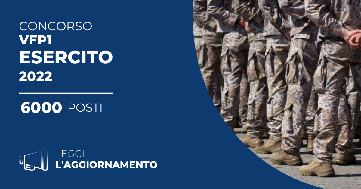 Concorso VFP1 Esercito 2022