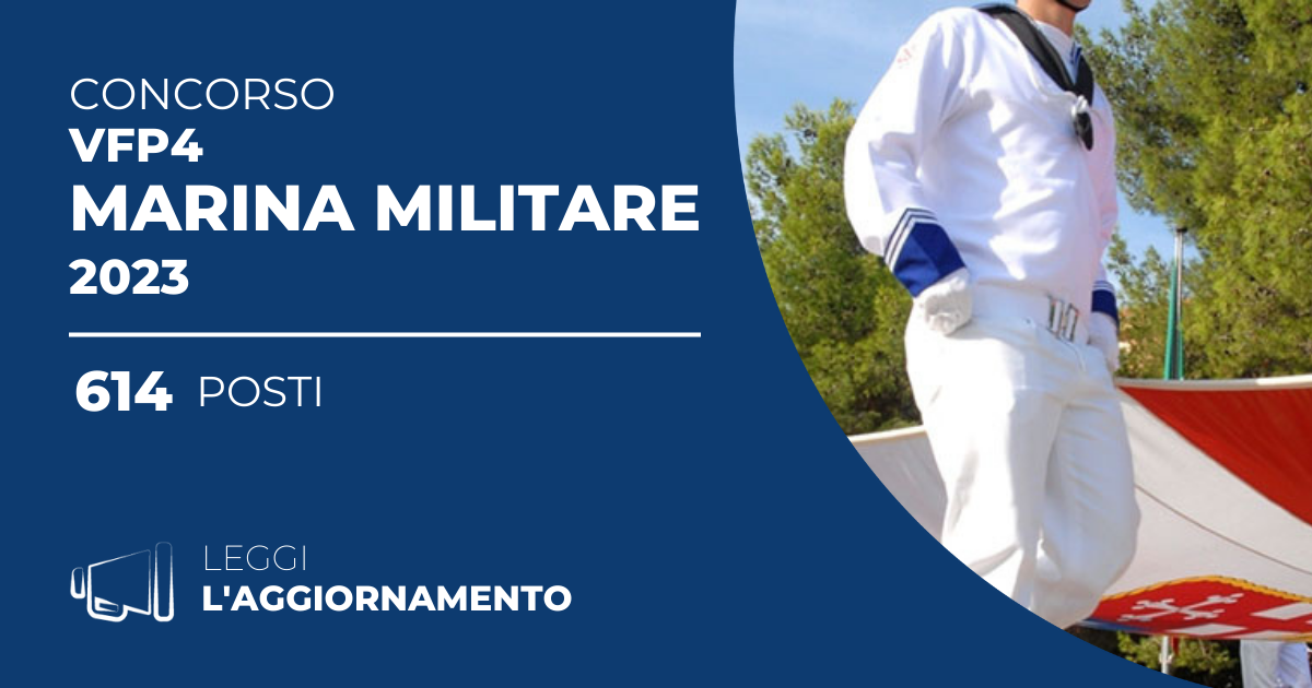 Concorso 614 VFP4 Marina Militare 2023