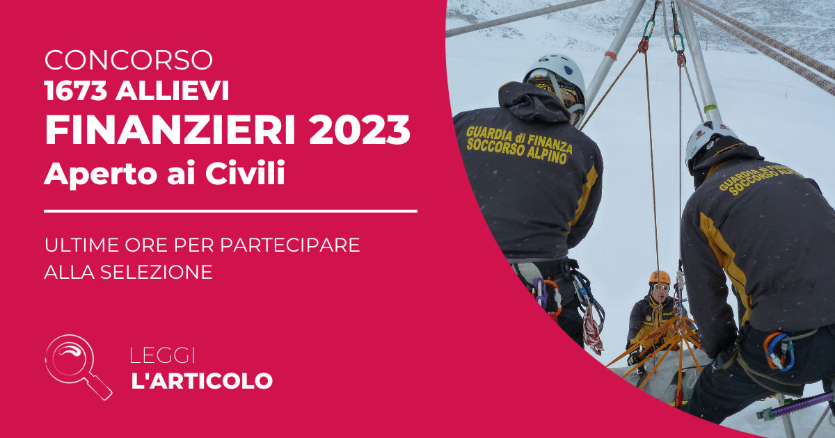 Concorso Finanza 2023: ultime ore per partecipare alla selezione