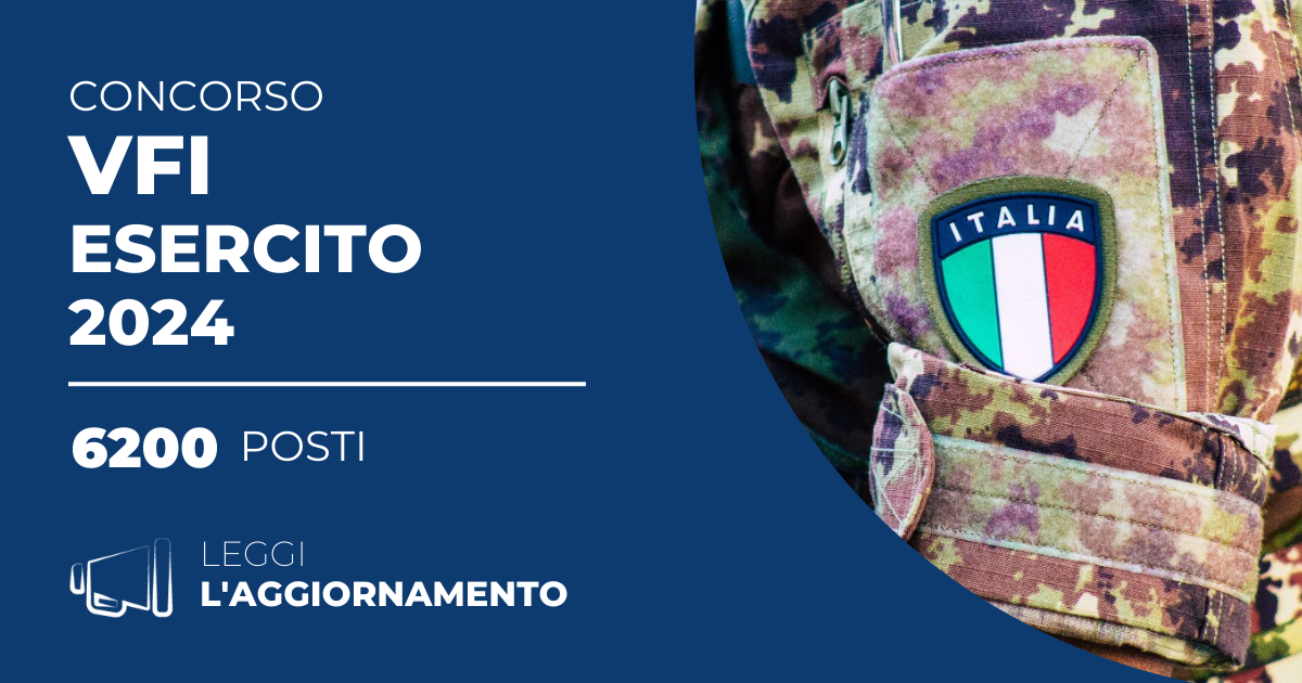 Concorso 6200 VFI Esercito 2024